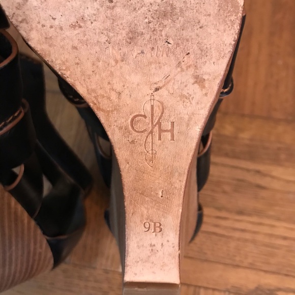 Cole Haan Nike Air Kimry Leather Wedges - Picture 7 of 11